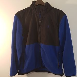 Men's Polo Ralf Lauren Two-Toned Fleece Jacket - L